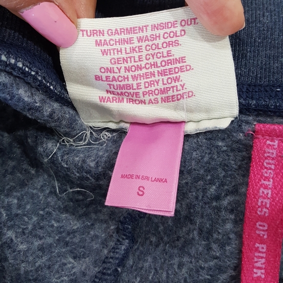 PINK Victoria's Secret Navy Blue Sweatpants - Picture 7 of 7
